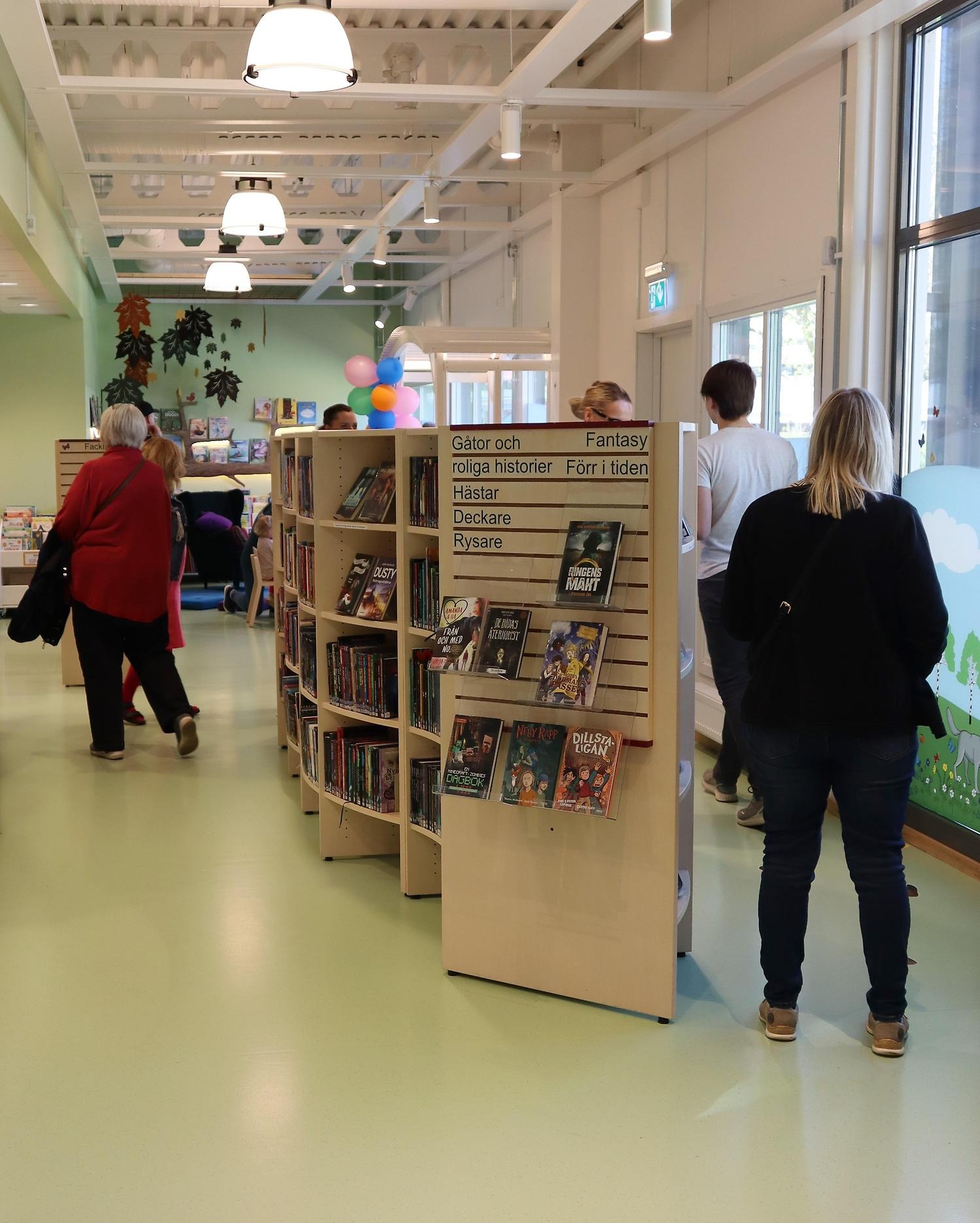 Invigning av bibliotekets nya barnavdelning, 2023.