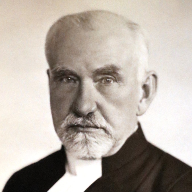 Axel Jacobsson, ordförande i Skedevi kommunfullmäktige 1921-1924.Originalporträttet hänger i sessionssalen i Finspångs kommunhus.